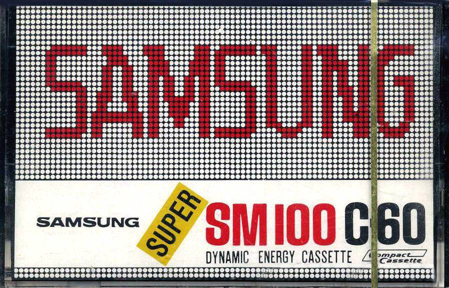 Compact Cassette Samsung Super SM 100 60 Type I Normal 1981 South Korea