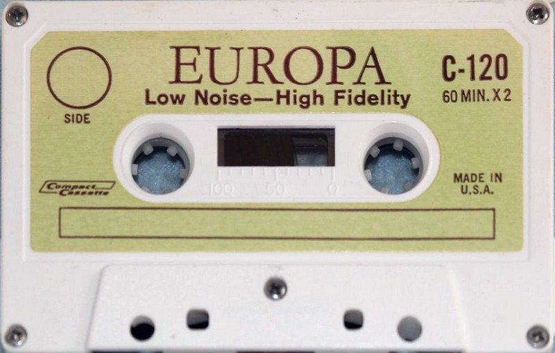 Compact Cassette Europa 120 Type I Normal USA