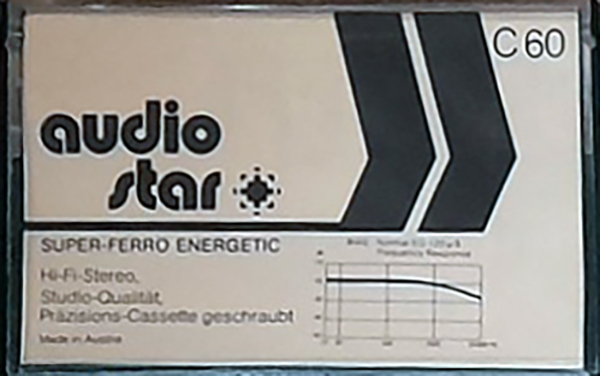 Compact Cassette Audio Star 60 Type I Normal Australia