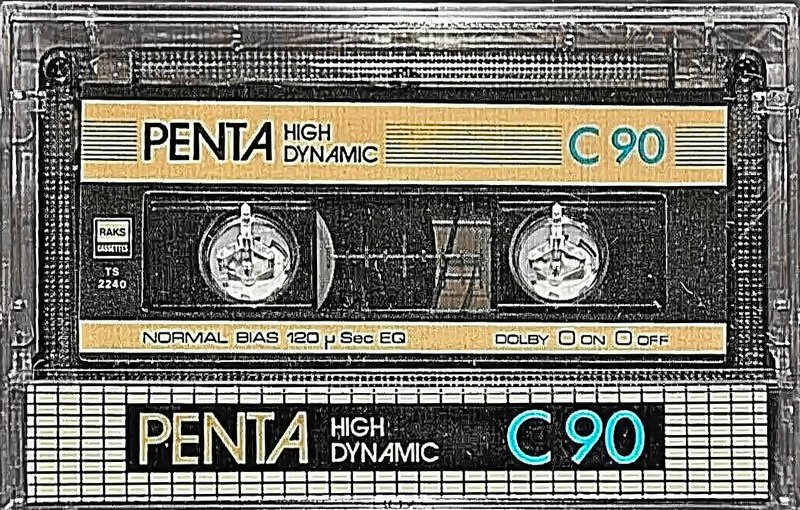 Compact Cassette RAKS Penta 90 Type I Normal Europe