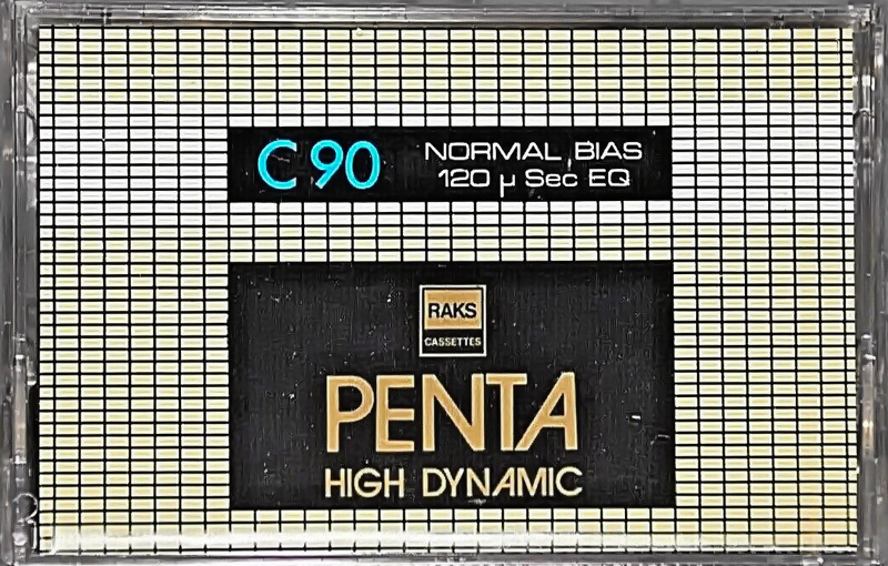 Compact Cassette RAKS Penta 90 Type I Normal Europe