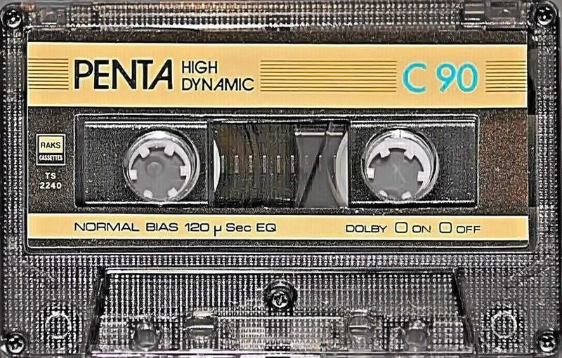 Compact Cassette RAKS Penta 90 Type I Normal Europe