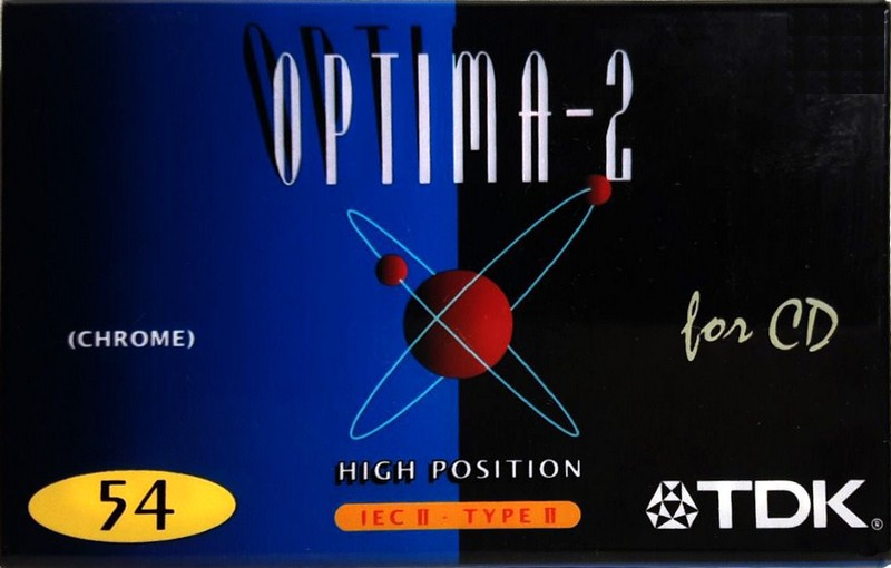 Compact Cassette TDK Optima 54 Type II Chrome 2001 Europe