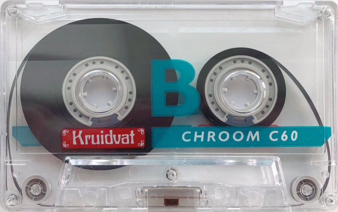 Compact Cassette Kruidvat 60 Type II Chrome Netherlands