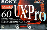Compact Cassette Sony UX-Pro 60 Type II Chrome 1996 Europe