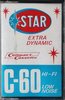 Compact Cassette Star 60 Type I Normal Unknown Country