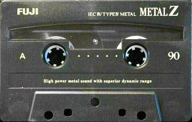 Compact Cassette Fuji Metal Z 90 Type IV Metal 1995 North America