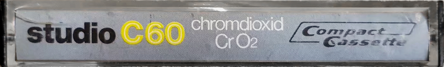 Compact Cassette Studio 60 Type II Chrome 1976 Europe