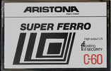 Compact Cassette Aristona Super Ferro 60 Type I Normal 1978 Europe
