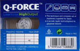 Compact Cassette Q-Force EQ 60 Type I Normal Czech Republic