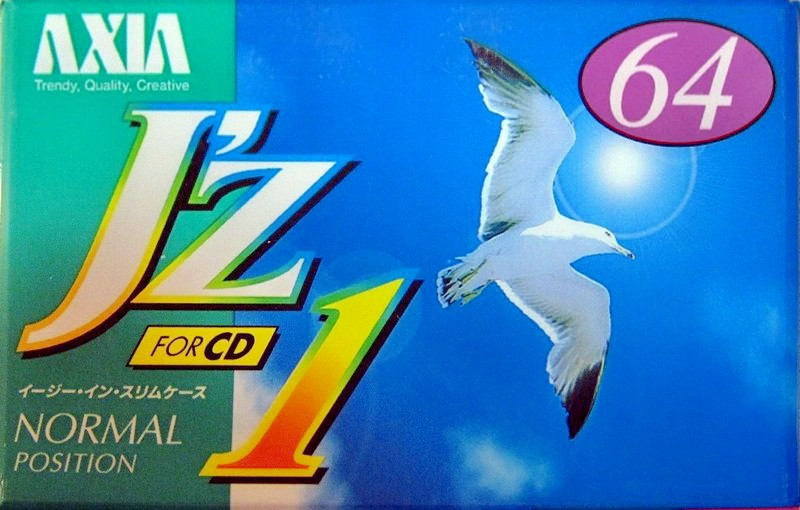 Compact Cassette AXIA J`z 1 64 "JZ1F 64" Type I Normal 1996 Japan