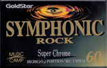 Compact Cassette Goldstar Symphonic Rock 60 Type II Chrome 1993 Canada