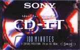 Compact Cassette Sony CD-IT 100 "C-100CDIT2" Type II Chrome 1992 North America
