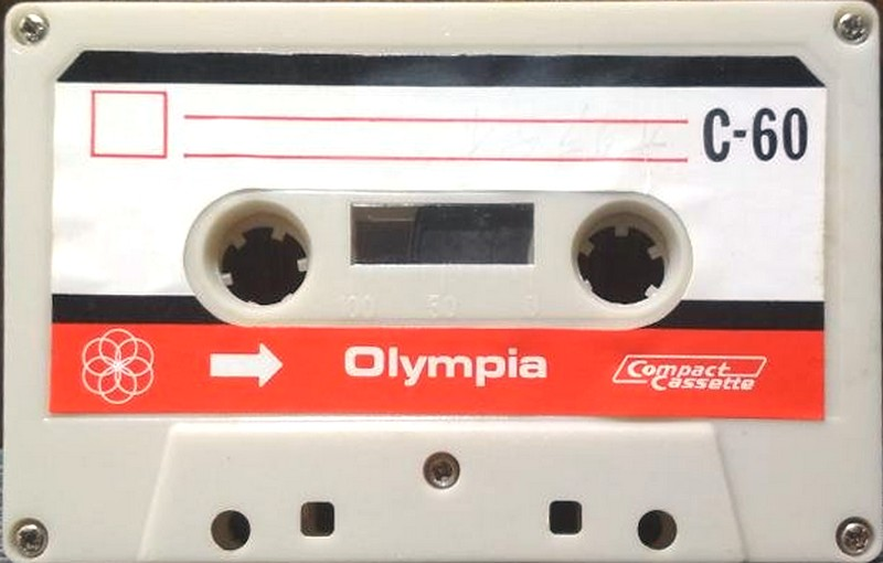 Compact Cassette Olympia 60 Type I Normal 1977 Hong Kong