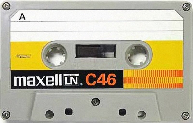 Compact Cassette Maxell LN 46 Type I Normal 1974 Japan