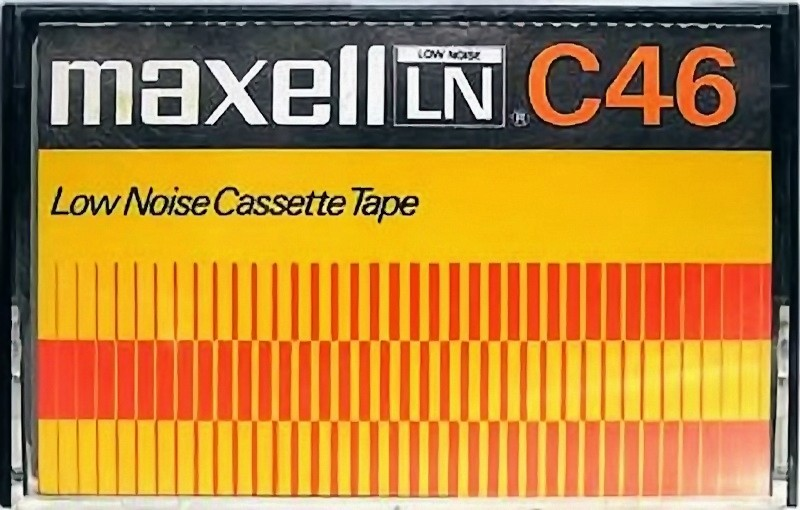 Compact Cassette Maxell LN 46 Type I Normal 1974 Japan