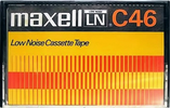 Compact Cassette Maxell LN 46 Type I Normal 1974 Japan