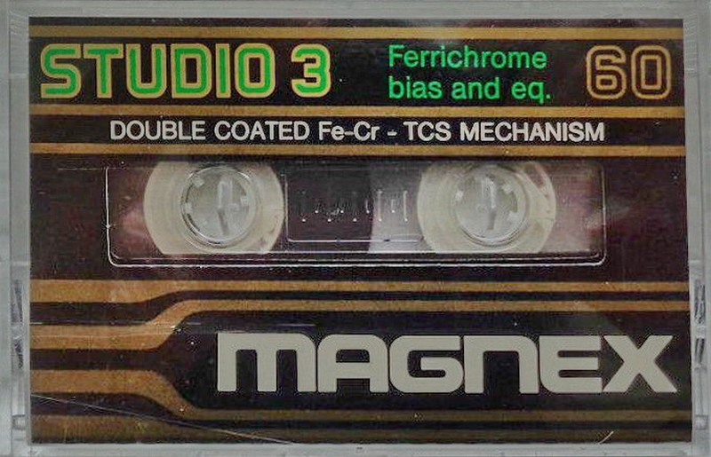 Compact Cassette Magnex Studio 3 60 Type III Ferro Chrome 1979 Europe