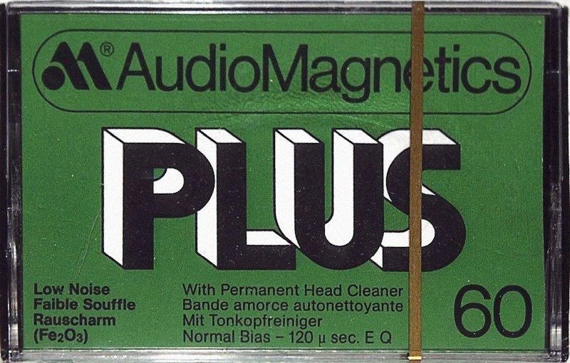 Compact Cassette Audio Magnetics Plus 60 Type I Normal 1979 Europe