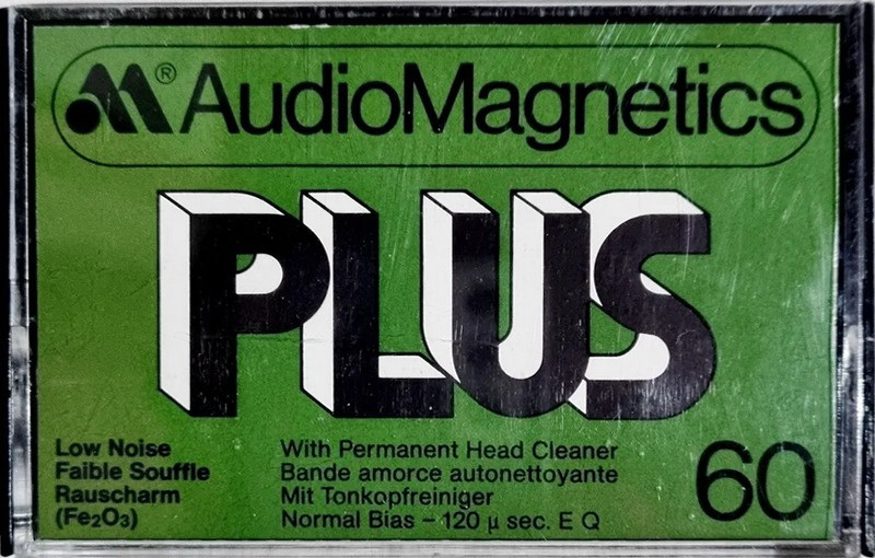 Compact Cassette Audio Magnetics Plus 60 Type I Normal 1979 Europe