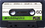 Compact Cassette Audio Magnetics Plus 60 Type I Normal 1979 Europe