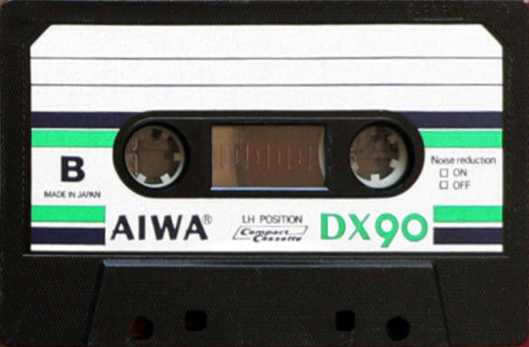 Compact Cassette Aiwa DX 90 Type I Normal 1982 Japan