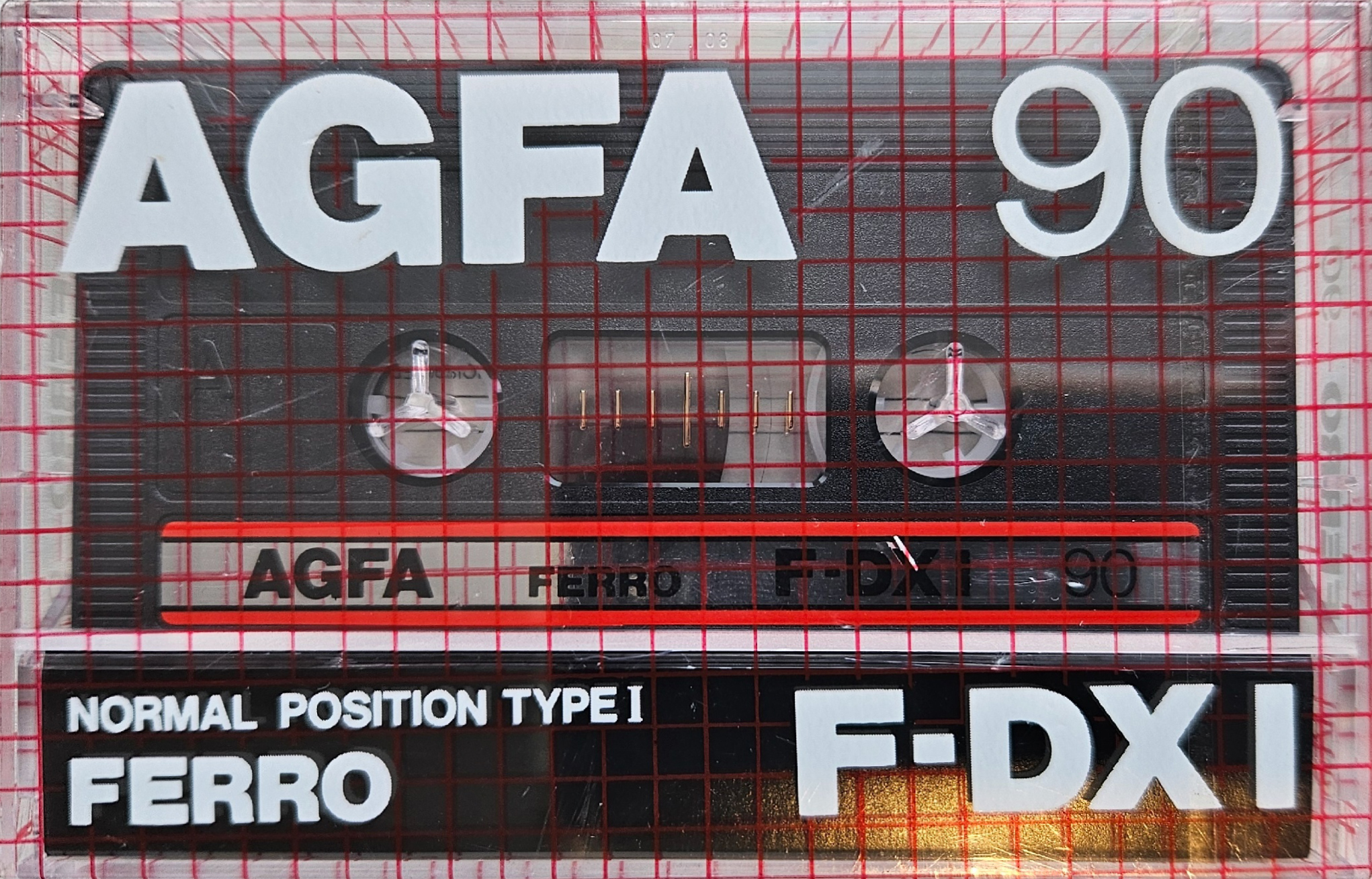Compact Cassette AGFA F-DX I 90 Type I Normal 1987 Europe