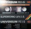 Compact Cassette Universum UFX I-S 60 Type I Normal 1983 Europe