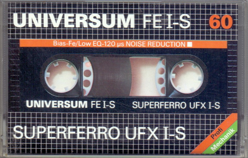 Compact Cassette Universum UFX I-S 60 Type I Normal 1983 Europe