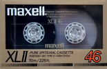 Compact Cassette Maxell XLII 46 Type II Chrome 1986 USA