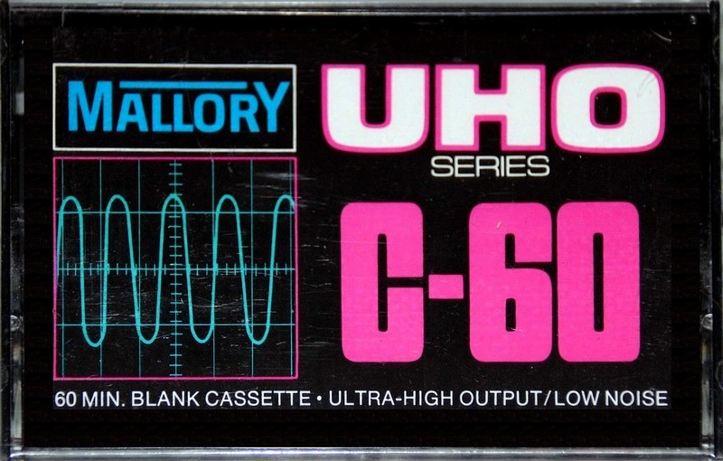 Compact Cassette Mallory UHO 60 Type I Normal USA