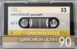 Compact Cassette Universum UCX II-S 90 Type II Chrome 1986 Europe