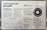 Compact Cassette Universum UCX II-S 90 Type II Chrome 1986 Europe