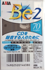 Compact Cassette AXIA Be 2 70 "BE2A 70" Type II Chrome 1996 Japan
