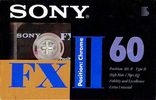 Compact Cassette Sony FX 60 "C-60FX2A" Type II Chrome 1995 Europe