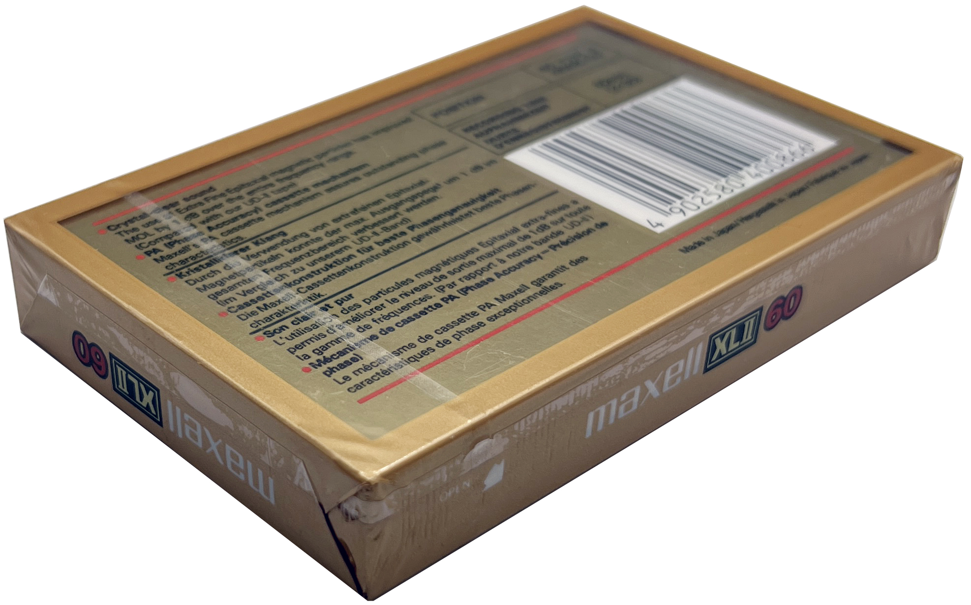 Compact Cassette Maxell XLII 60 "with line" Type II Chrome 1985 Europe