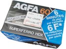 3 pack AGFA Superferro HDX 60+6 Type I Normal 1985 France