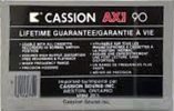 Compact Cassette Cassion AX I 60 Type I Normal 1990 Canada