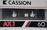 Compact Cassette Cassion AX I 60 Type I Normal 1990 Canada