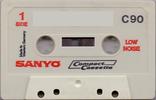 Compact Cassette Sanyo 90 Type I Normal 1972 Europe