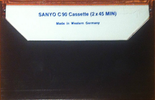 Compact Cassette Sanyo 90 Type I Normal 1972 Europe