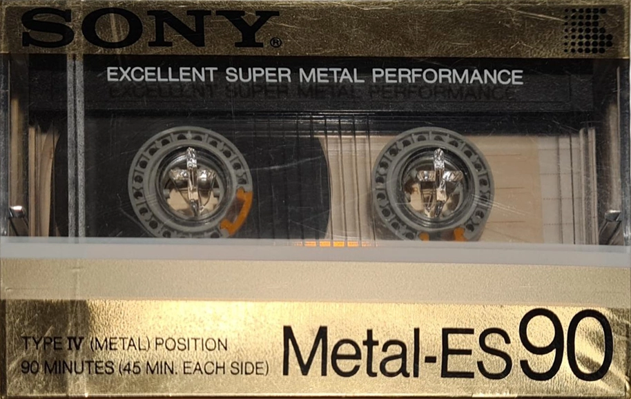 Compact Cassette Sony Metal-ES 90 Type IV Metal 1985 Japan
