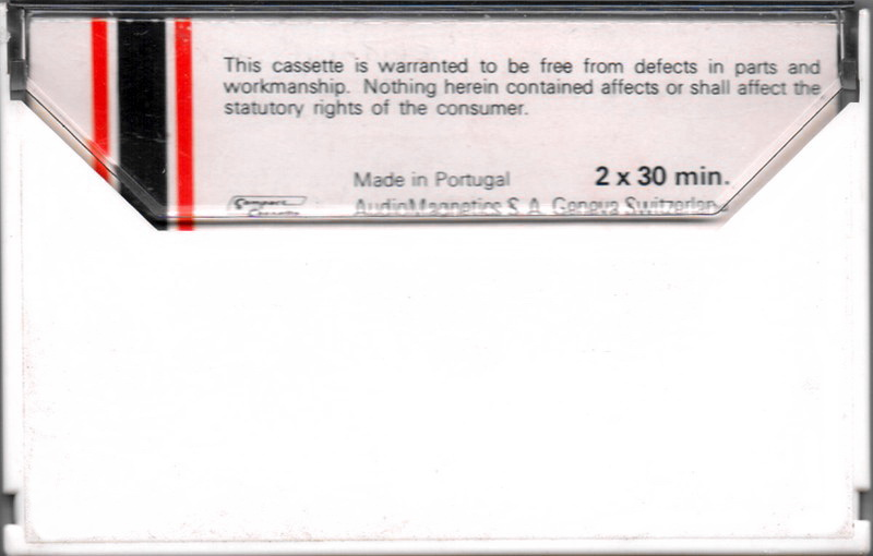 Compact Cassette Audio Magnetics Plus 60 Type I Normal 1977 Europe