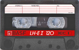 Compact Cassette BASF LH Extra I 120 "LH-E I" Type I Normal 1985 Europe