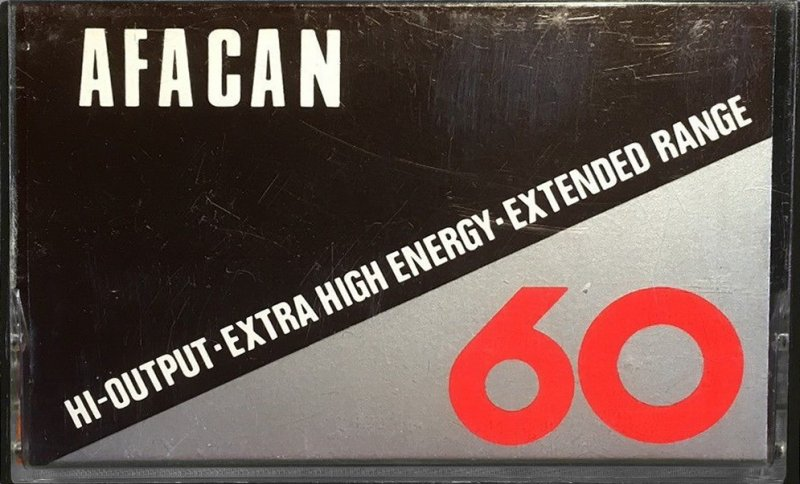 Compact Cassette Afacan 60 Type I Normal Germany