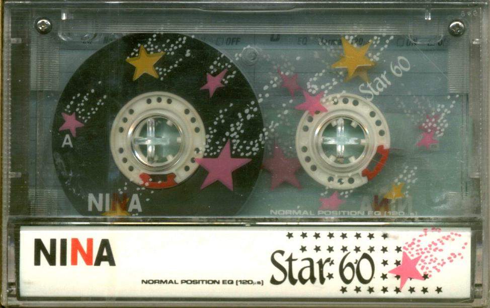 Compact Cassette Nina 60 "Star" Type I Normal South Korea