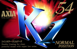 Compact Cassette AXIA K1 54 "K1B 54" Type I Normal 1995 Japan