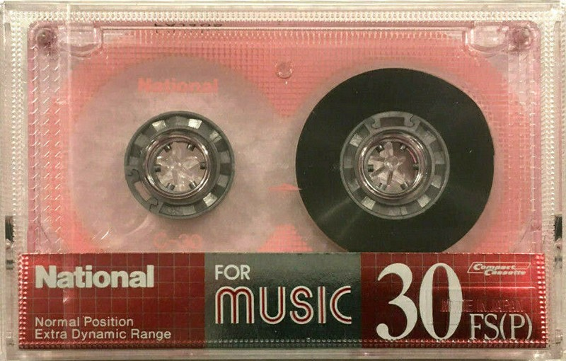 Compact Cassette National FS 30 "RT-30FS(P)" Type I Normal 1987 Japan