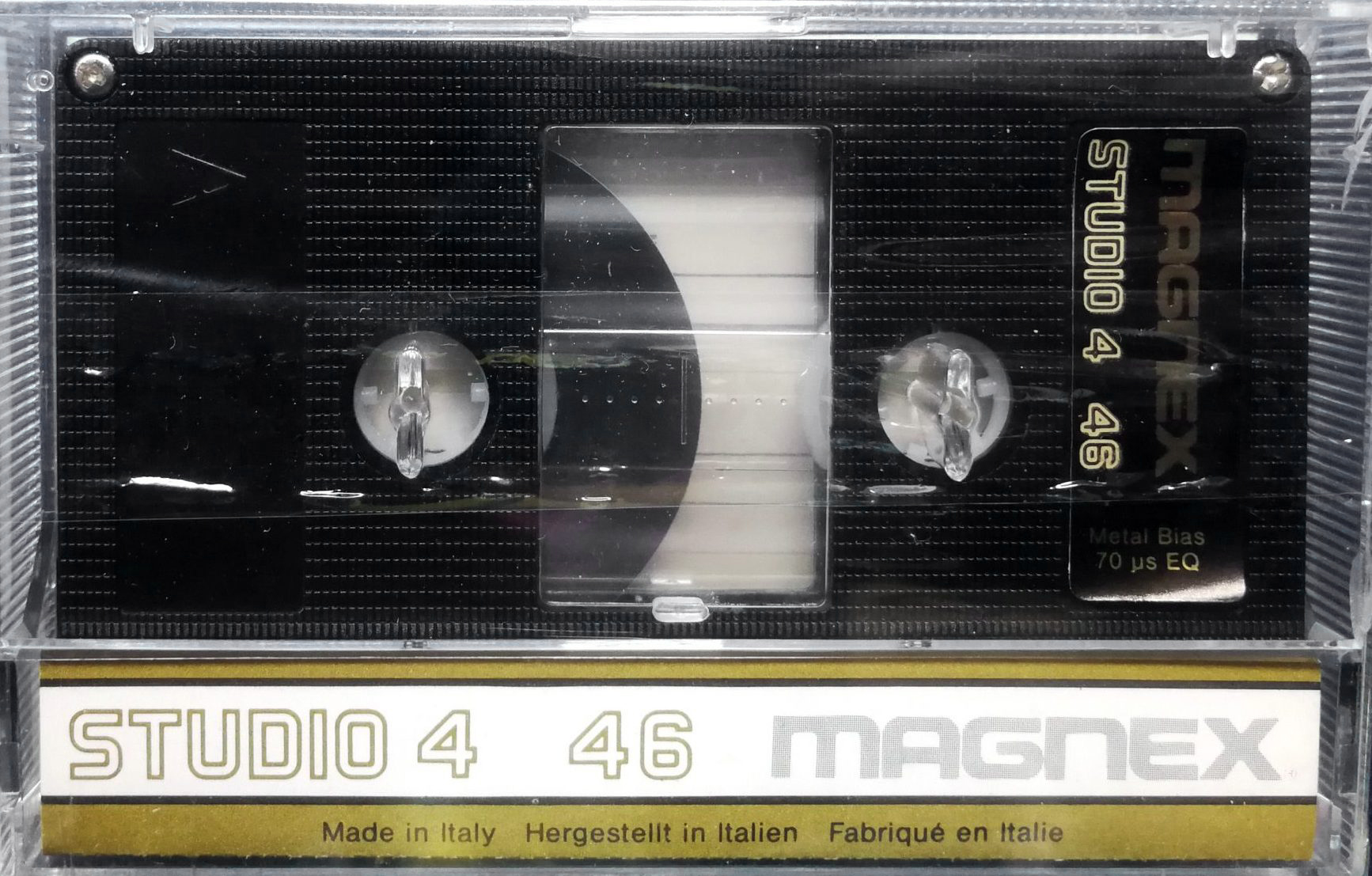 Compact Cassette Magnex Studio 4 46 Type IV Metal 1985 Europe