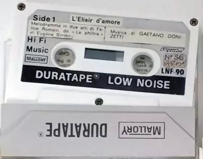 Compact Cassette Mallory LNF 90 Type I Normal 1970 USA